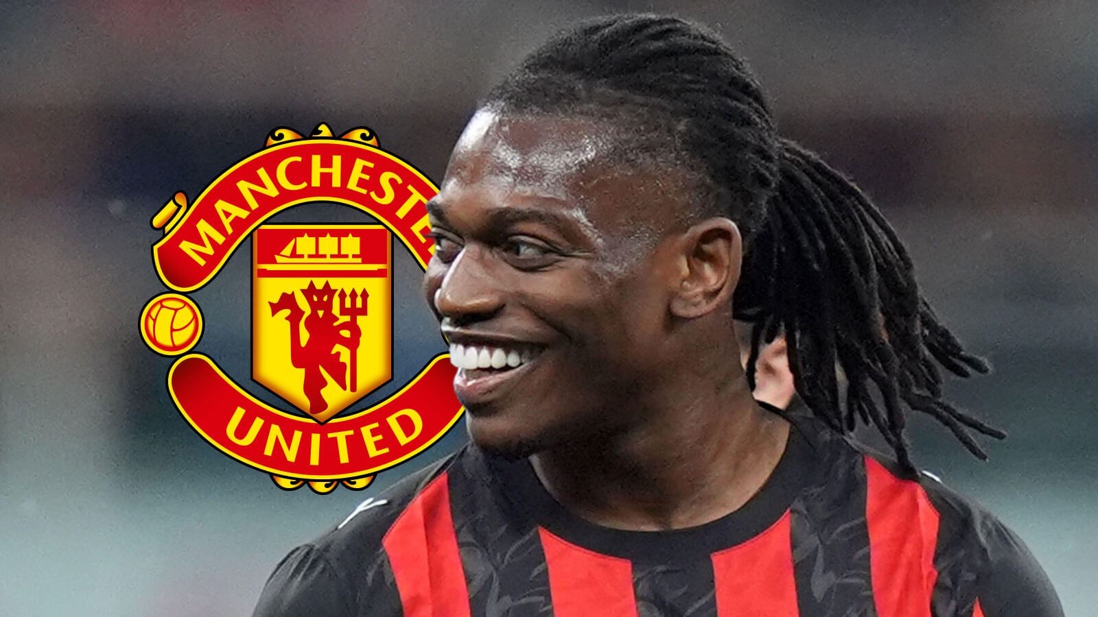 AC Milan winger Rafael Leao, Man Utd badge