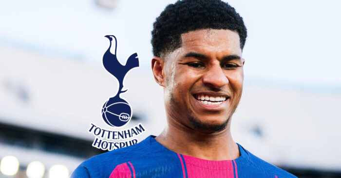 Marcus Rashford, Tottenham badge