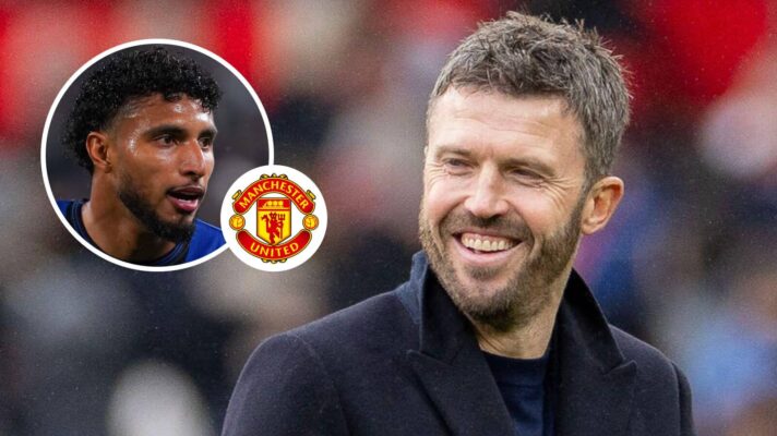 Manchester United manager Michael Carrick and Atalanta star Ederson