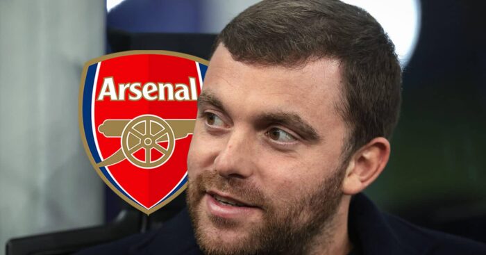 Journalist Fabrizio Romano, Arsenal badge