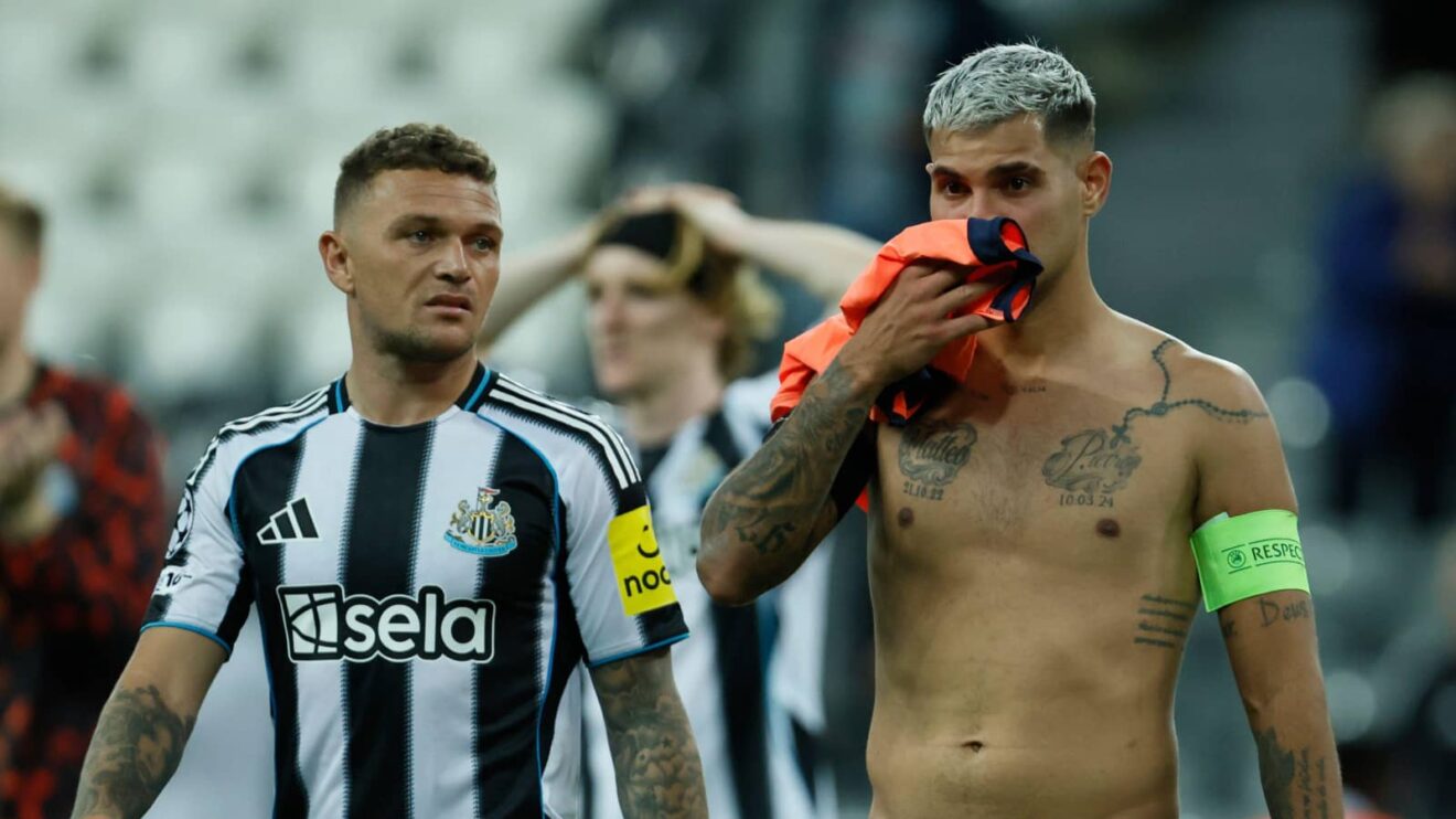 Newcastle stars Kieran Trippier and Bruno Guimaraes