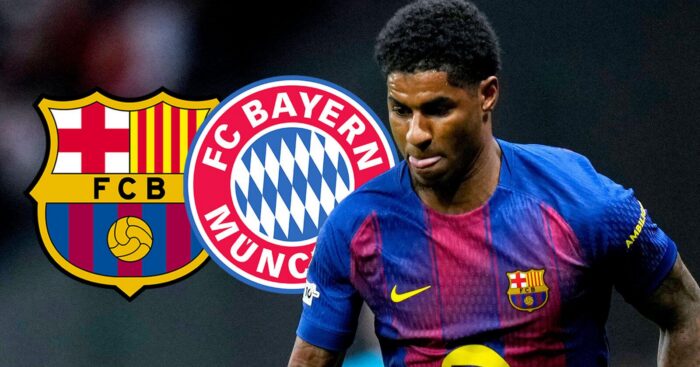 Barcelona and Bayern Munich with Marcus Rashford