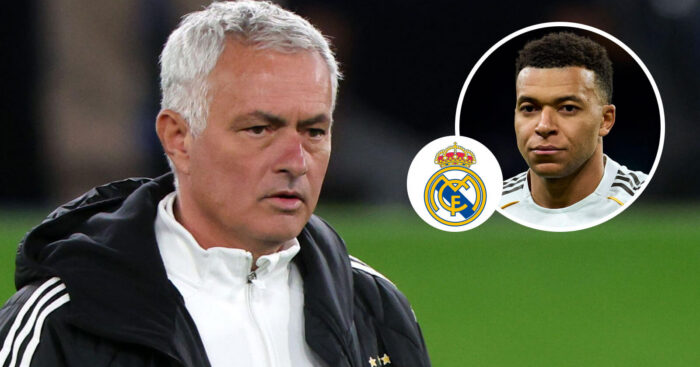 Jose Mourinho and Kylian Mbappe, Real Madrid