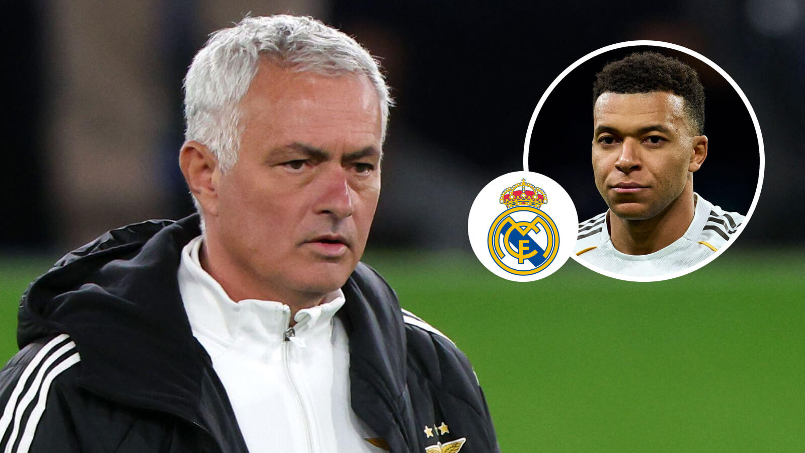 Jose Mourinho and Kylian Mbappe, Real Madrid