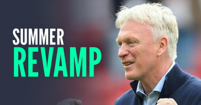Everton manager David Moyes, with caption: Summer revamp