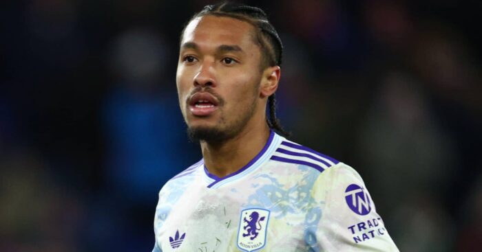 Aston Villa midfielder Boubacar Kamara