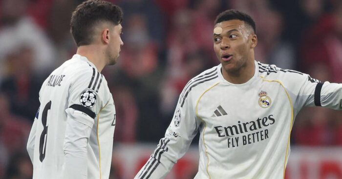 Real Madrid superstars Federico Valverde and Kylian Mbappe