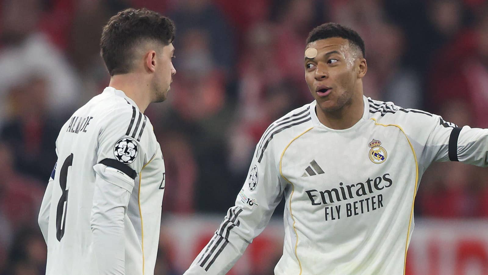 Real Madrid superstars Federico Valverde and Kylian Mbappe