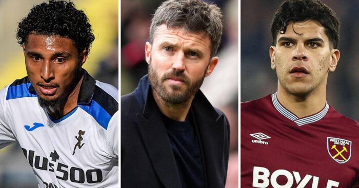 Atalanta star Ederson, Man Utd boss Michael Carrick, West Ham's Mateus Fernandes