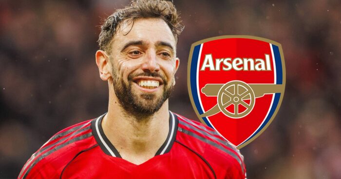 Man Utd captain Bruno Fernandes, Arsenal badge