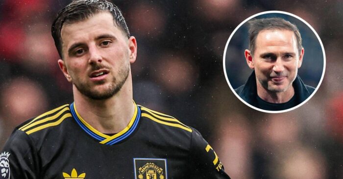 Manchester United star Mason Mount and Coventry City manager Frank Lampard