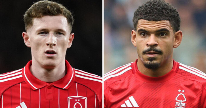 Nottingham Forest stars Elliot Anderson and Morgan Gibbs-White