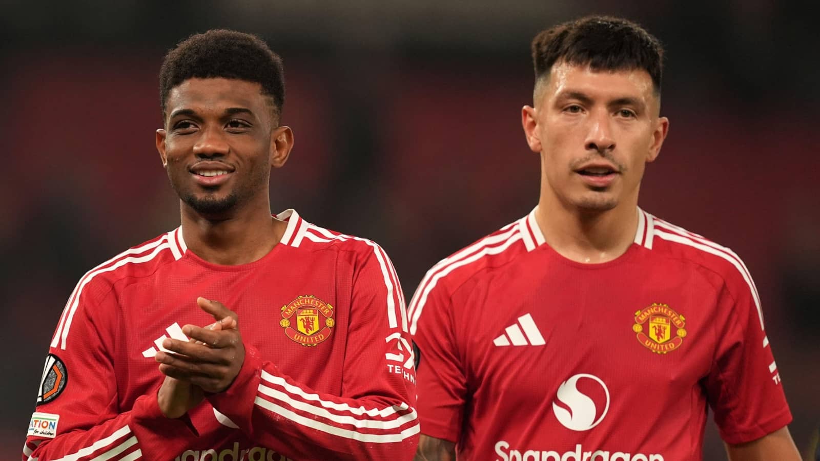 Amad Diallo and Lisandro Martinez.
