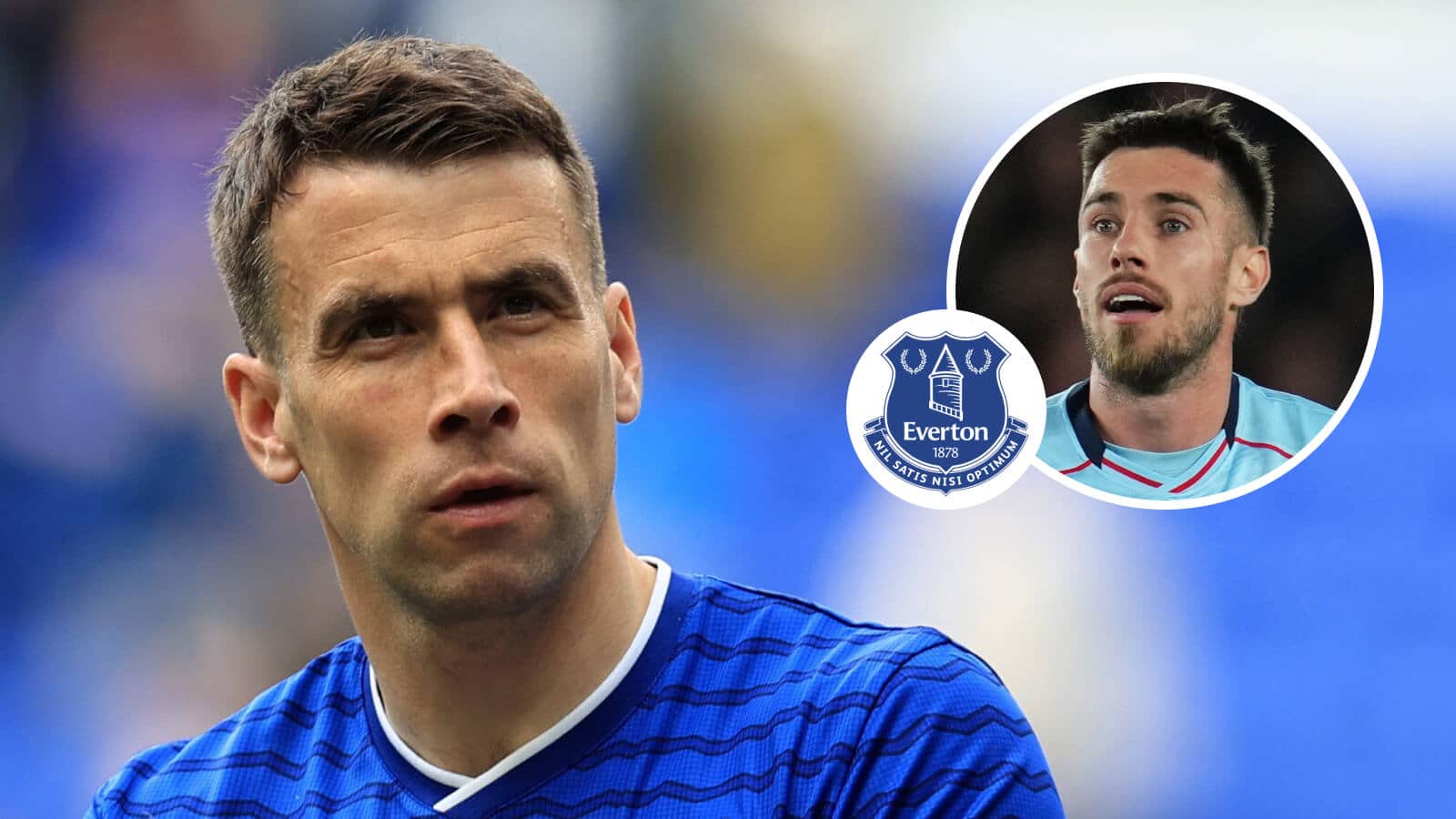 Everton star Seamus Coleman and Celta Vigo's Oscar Mingueza