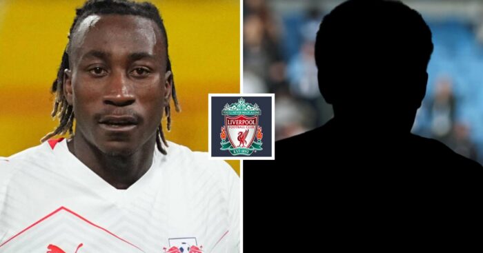 Yan Diomande and a mystery player.
