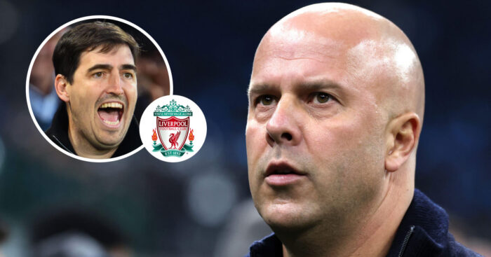 Andoni Iraola and Arne Slot