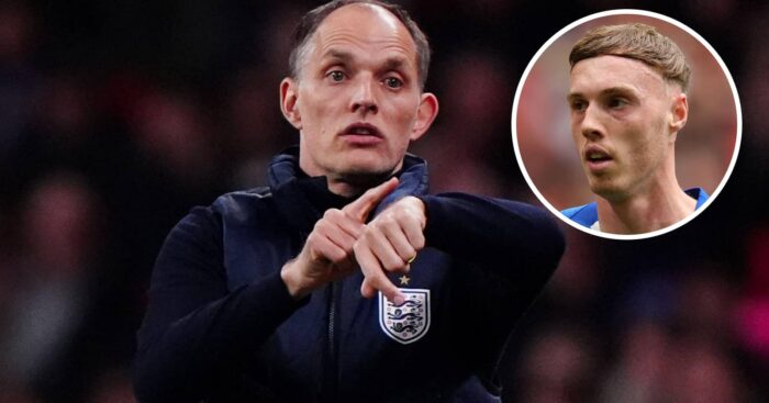 England boss Thomas Tuchel and Chelsea star Cole Palmer