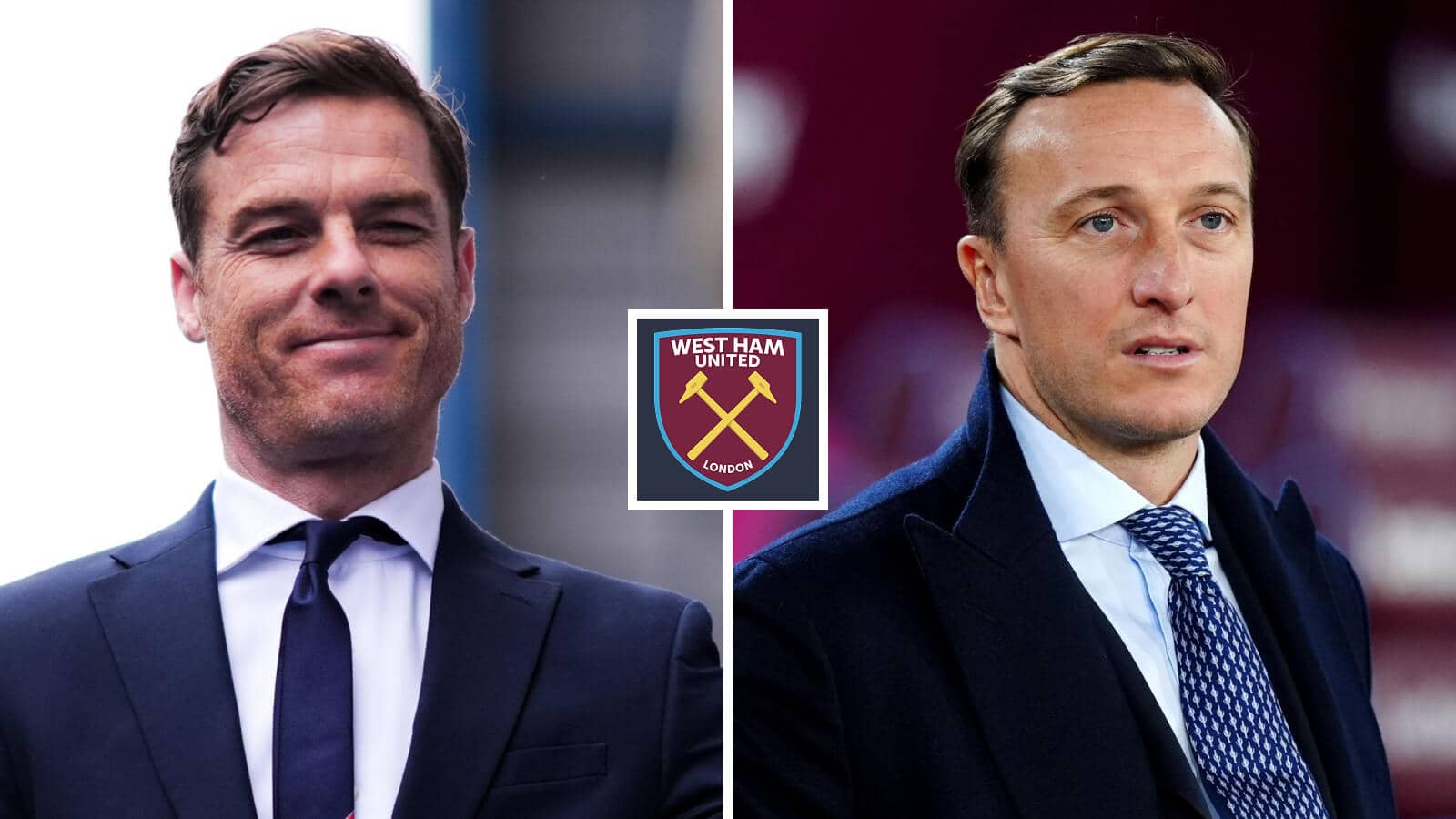 Split image of Scott Parker and Mark Noble with the West Ham United badge in between - copyright TEAMtalk