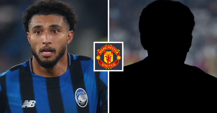 Atalanta star Ederson Silva, silhouette player, Man Utd badge