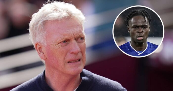 Everton boss David Moyes and Tyrique George