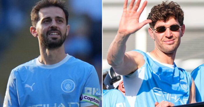 Bernardo Silva and John Stones