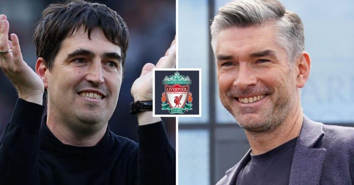 Andoni Iraola and Richard Hughes.