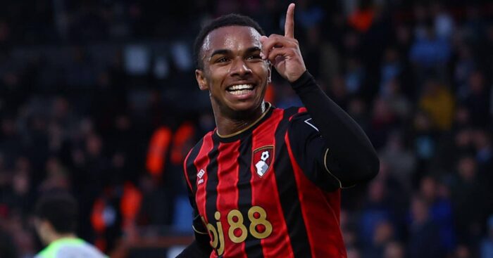 Bournemouth forward Eli Junior Kroupi