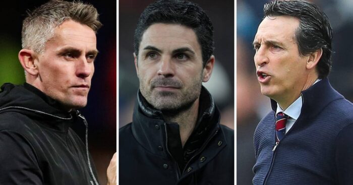 Kieran McKenna, Mikel Arteta, Unai Emery