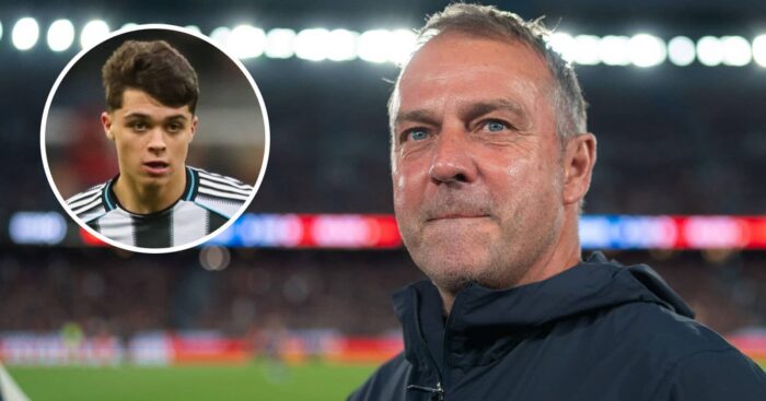 Hansi Flick is keen on Newcastle star Lewis Miley