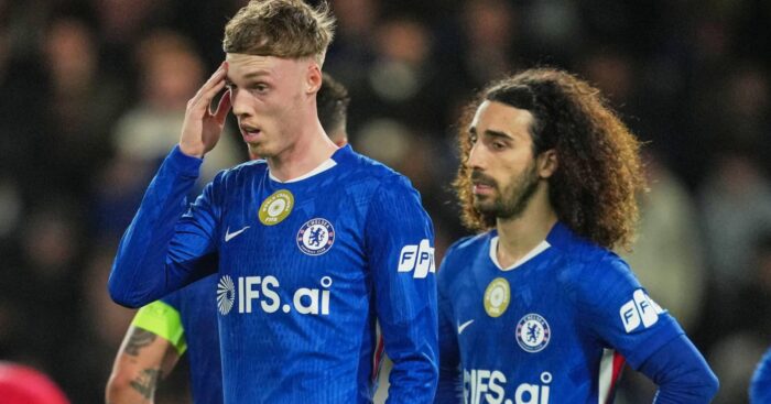 Chelsea stars Cole Palmer and Marc Cucurella