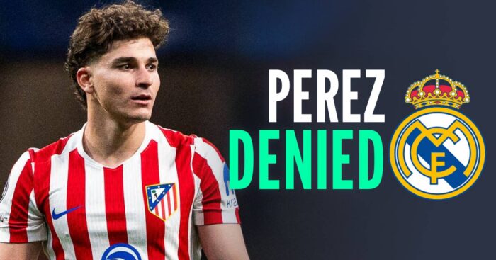 Real Madrid offer for Julian Alvarez rejected