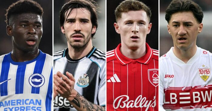 Carlos Baleba, Sandro Tonali, Elliot Anderson and Angelo Stiller have been linked with Manchester United this summer