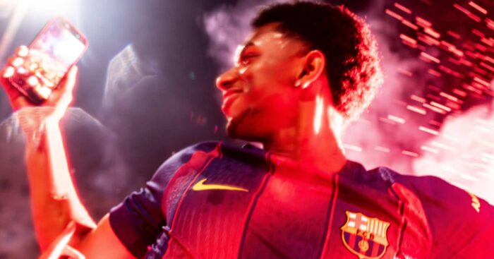 Barcelona left-back Alejandro Balde