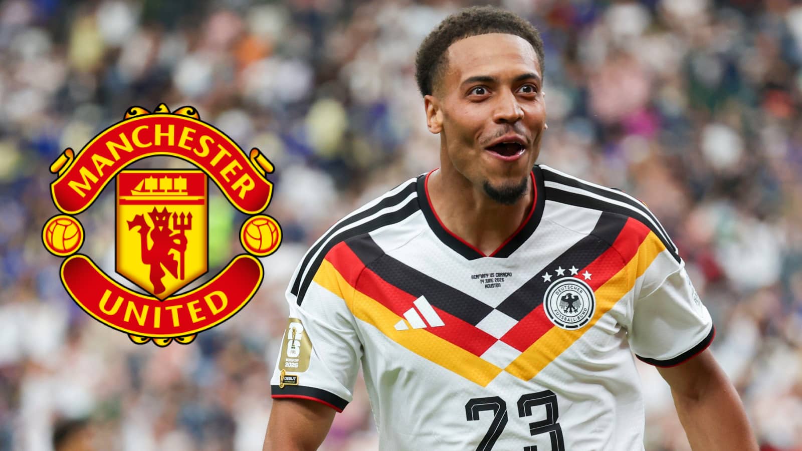 O Manchester United entrou na corrida para contratar a estrela alemã de £ 60 milhões com uma atualização dupla no meio-campo, enquanto um acordo de £ 50 milhões com o ala começa.