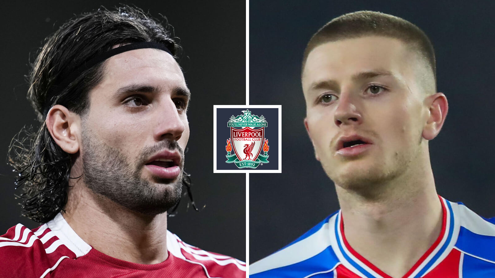 Liverpool star Dominik Szoboszlai and Crystal Palace's Adam Wharton