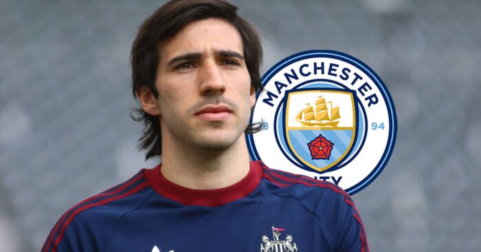Sandro Tonali is a major target for Man City