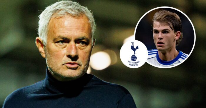 Jose Mourinho, Nico Paz and a Tottenham badge