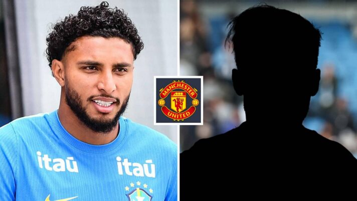 Split image of Ederson Silva and a shadow, with the Manchester United badge in between – copyright TEAMtalk