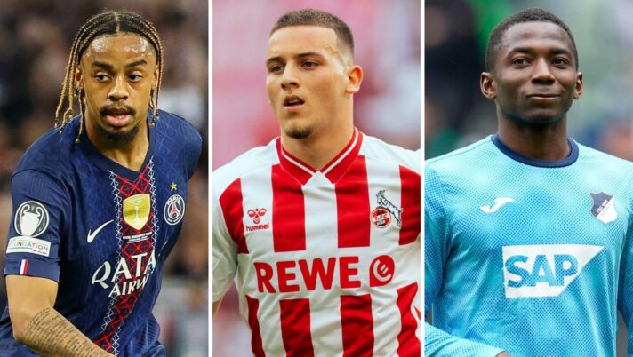 Bradley Barcola, Said El Mala and Bazoumana Toure