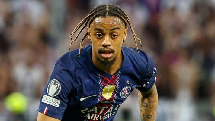 PSG winger Bradley Barcola, who is a Liverpool target - copyright TEAMtalk