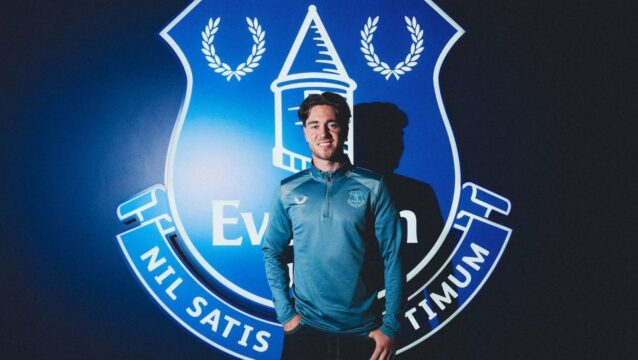 Hayden Hackney unveiled by Everton