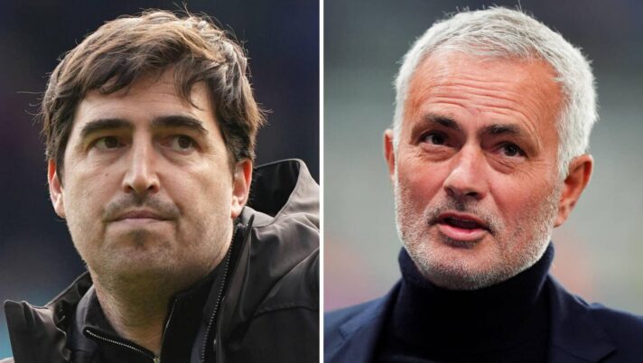 Split image of Liverpool manager Andoni Iraola and Real Madrid manager Jose Mourinho - copyright TEAMtalk