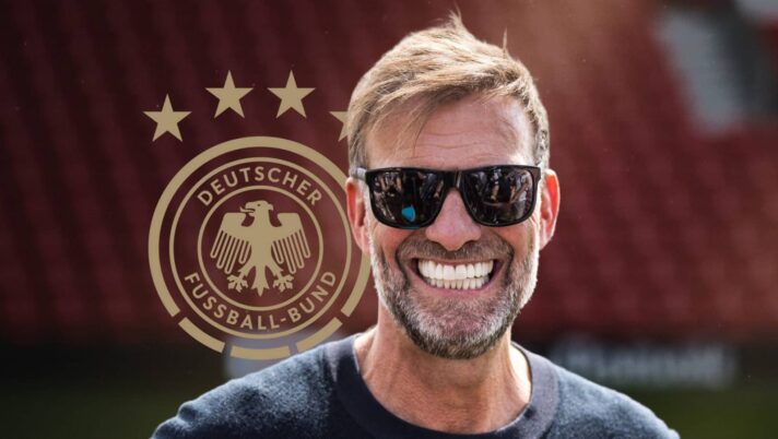 Jurgen Klopp with the Germany badge
