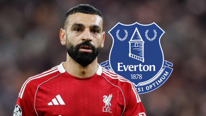 Liverpool legend Mo Salah, Everton badge