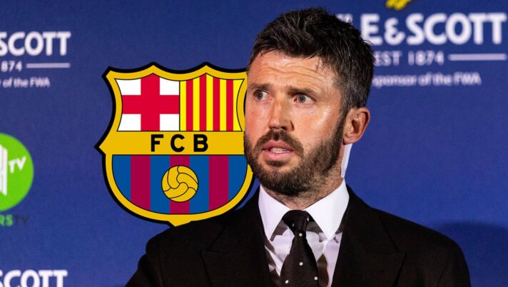 Man Utd manager Michael Carrick, Barcelona