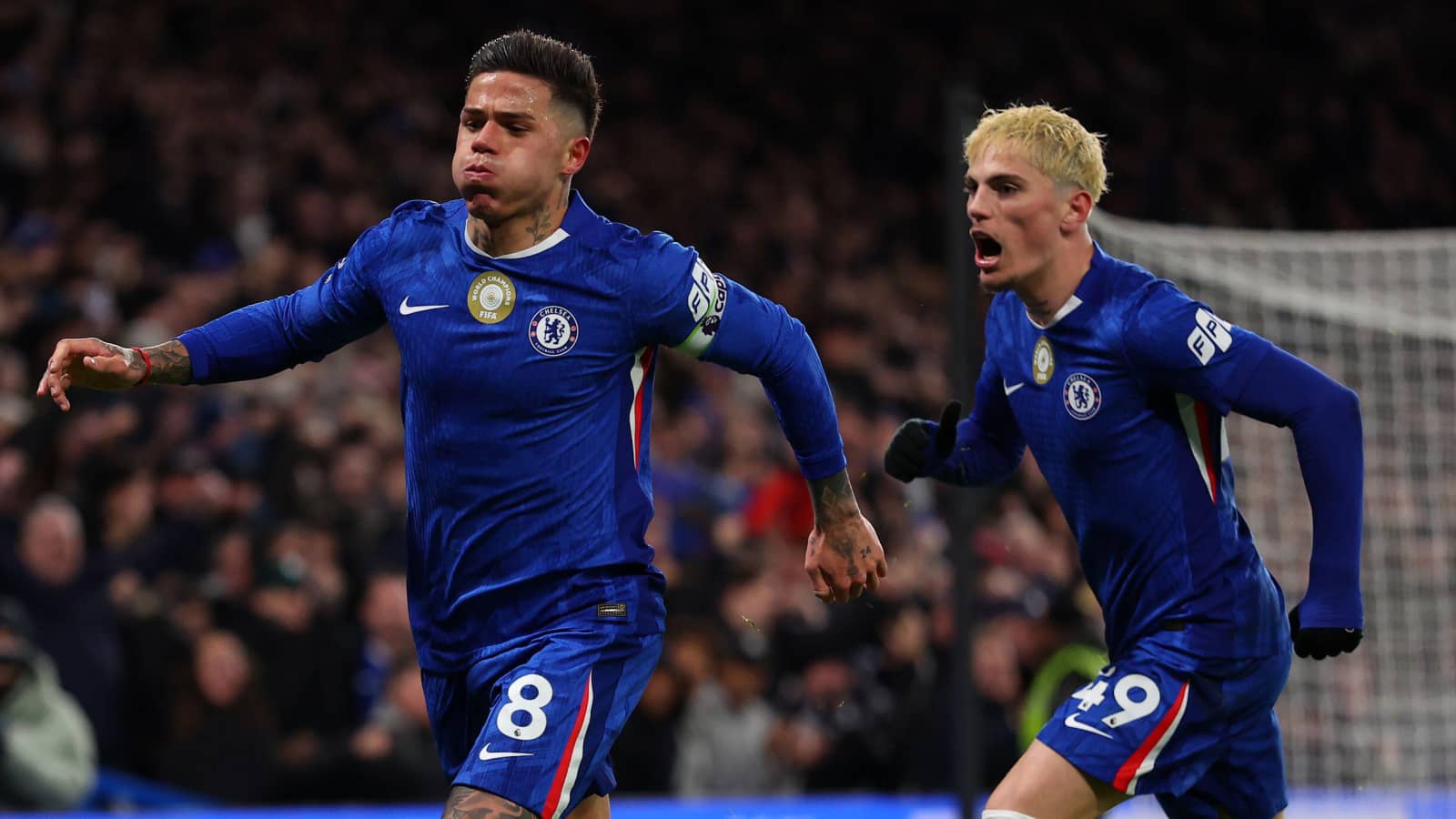 Chelsea stars Enzo Fernandez and Alejandro Garnacho
