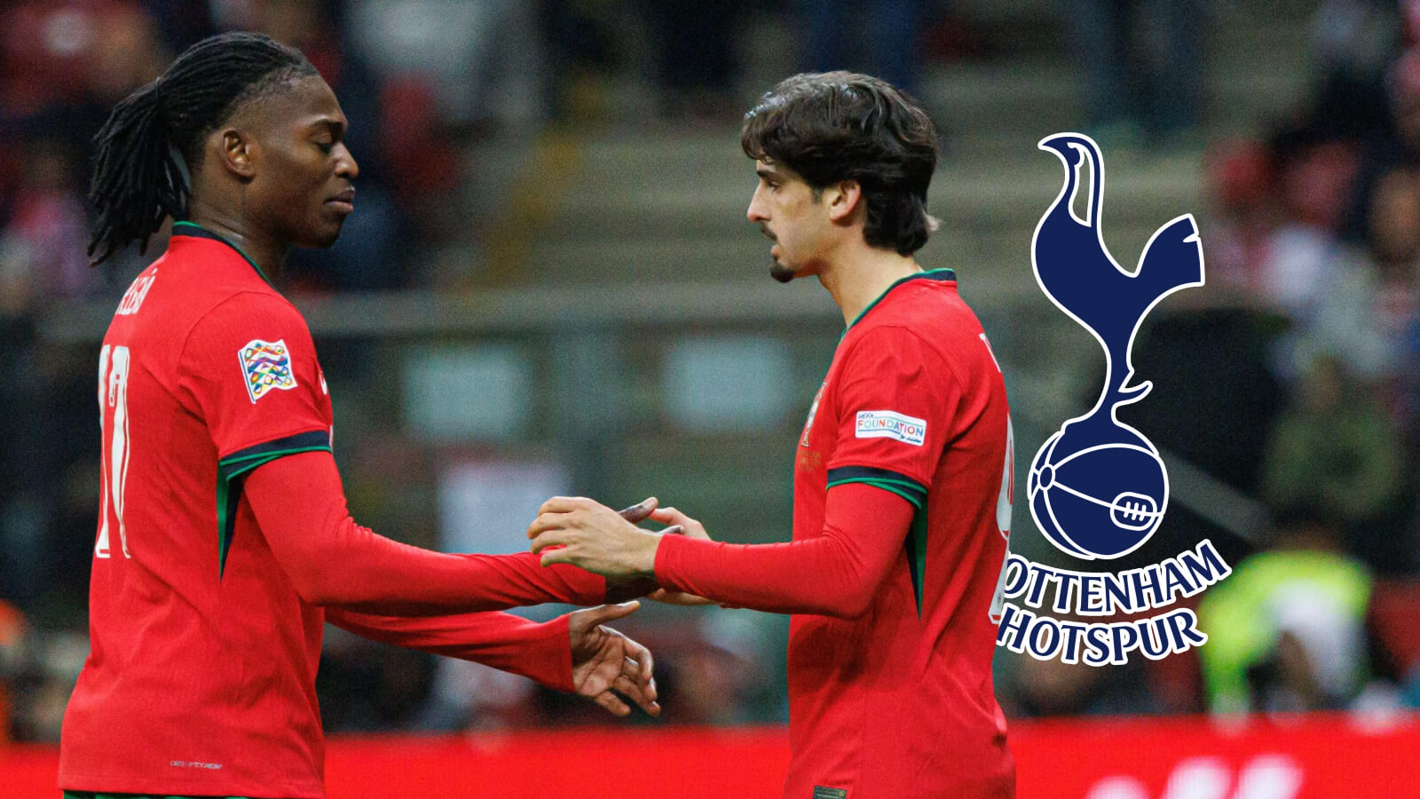 Rafael Leao, Francisco Trincao, Tottenham