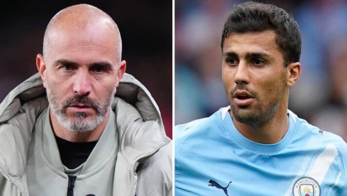 Enzo Maresca and Man City star Rodri