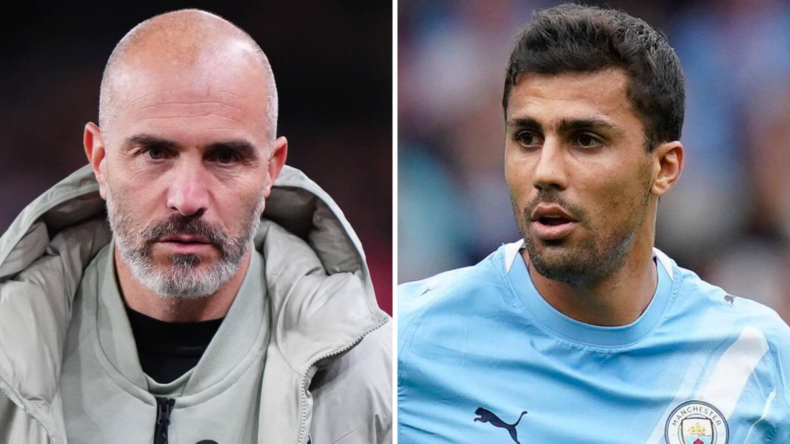 Enzo Maresca and Man City star Rodri