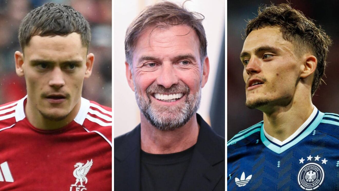 Liverpool and Germany star Florian Wirtz either side of new Die Mannschaft boss Jurgen Klopp